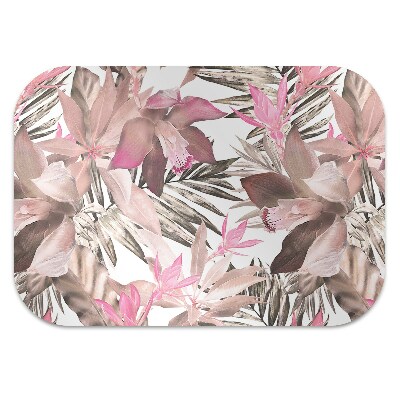 Alfombra silla ordenador Rosa tropical