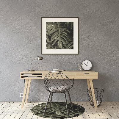 Alfombra para silla de escritorio Hojas de banana