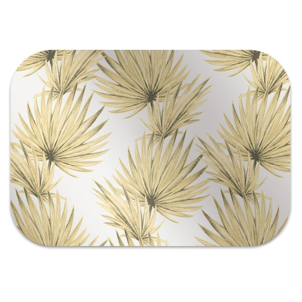 Alfombra para silla de escritorio Hojas tropicales