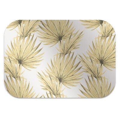 Alfombra para silla de escritorio Hojas tropicales