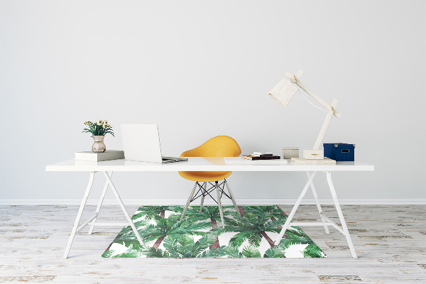 Alfombra para silla de escritorio Palmeras tropicales