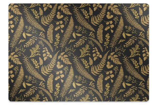 Alfombra silla ordenador Helechos dorados