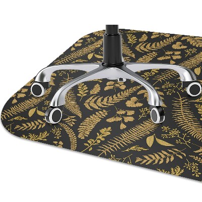 Alfombra silla ordenador Helechos dorados