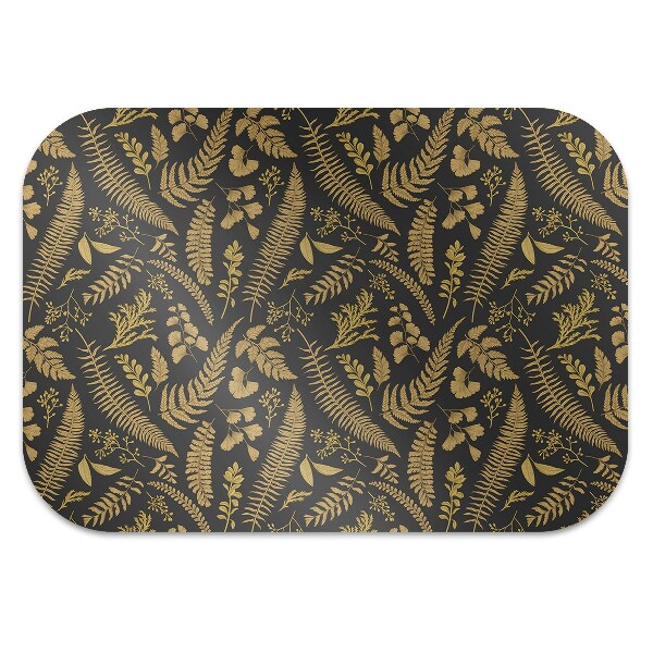 Alfombra silla ordenador Helechos dorados