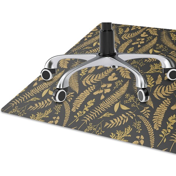 Alfombra silla ordenador Helechos dorados
