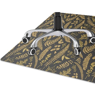 Alfombra silla ordenador Helechos dorados