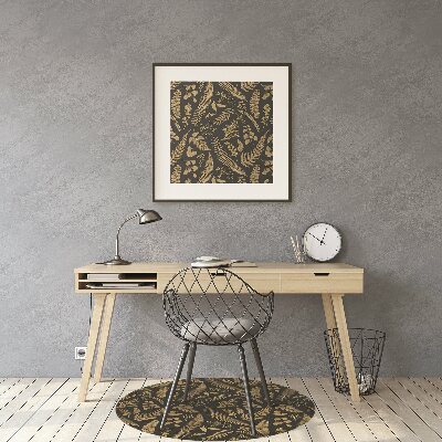 Alfombra silla ordenador Helechos dorados