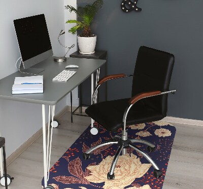 Alfombra para silla de escritorio Rose con rowan