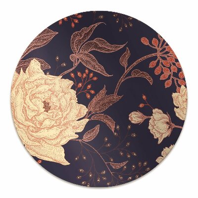 Alfombra para silla de escritorio Rose con rowan