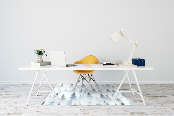 Alfombra silla ordenador Bosque nebuloso