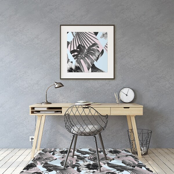 Alfombrilla para silla de escritorio Mosaico tropical