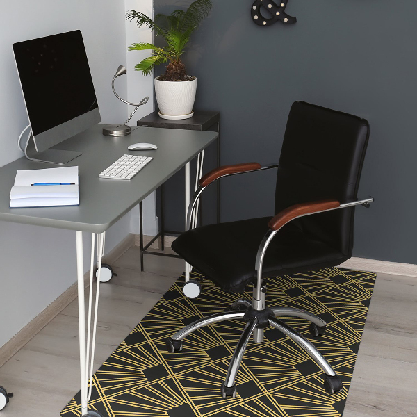 Alfombra silla ordenador Estilo art deco