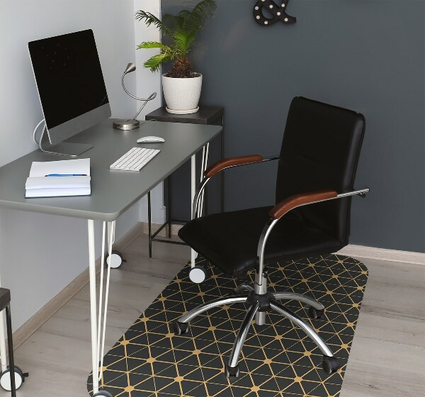 Alfombra silla ordenador Hexágonos