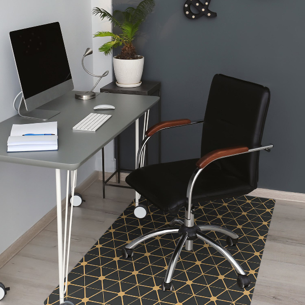 Alfombra silla ordenador Hexágonos