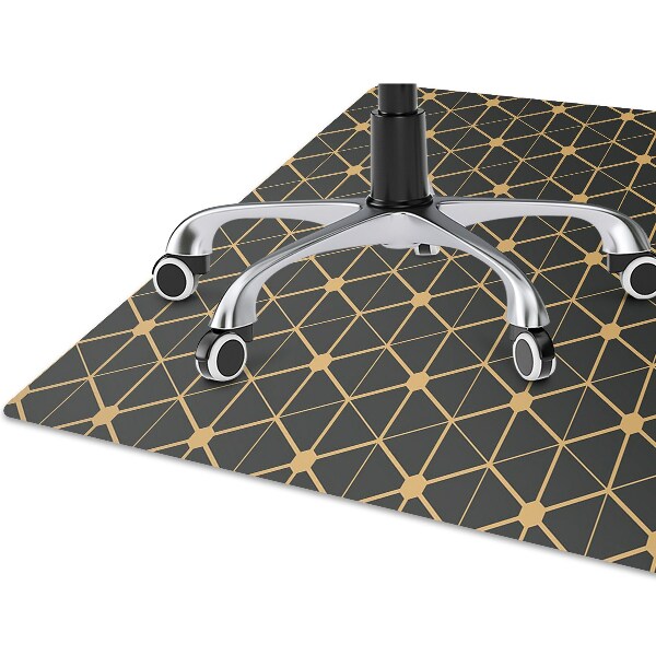 Alfombra silla ordenador Hexágonos
