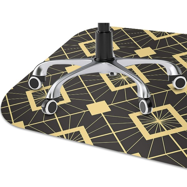 Alfombra silla ordenador Patrón retro