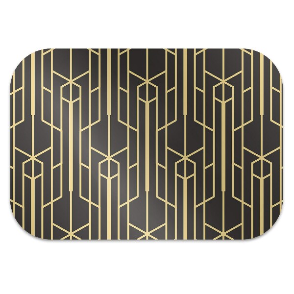 Alfombrilla para silla de escritorio Lineasamarillas