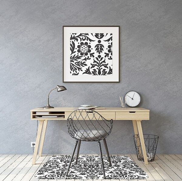 Alfombra para silla de escritorio Patrón floral