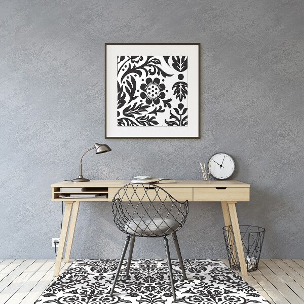 Alfombra para silla de escritorio Patrón floral