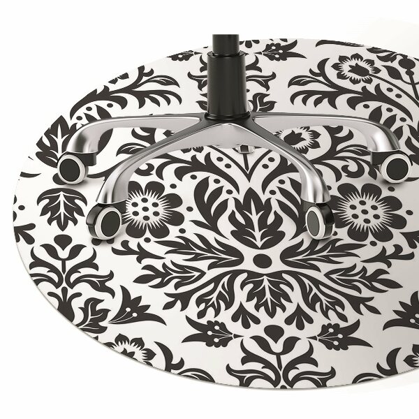 Alfombra para silla de escritorio Patrón floral