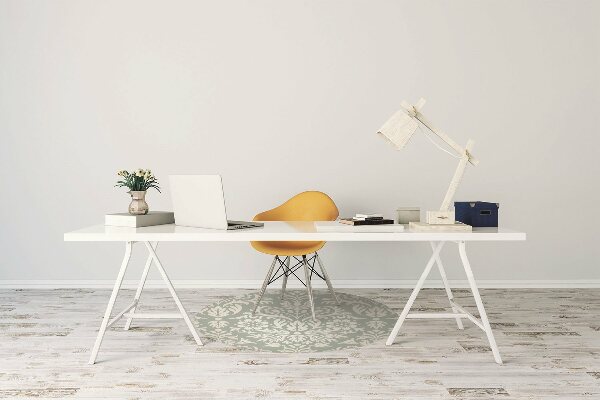 Alfombra para silla de escritorio Patrón floral