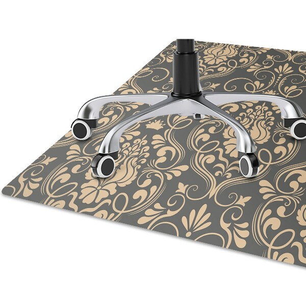 Alfombra para silla de escritorio Ornamento dorado