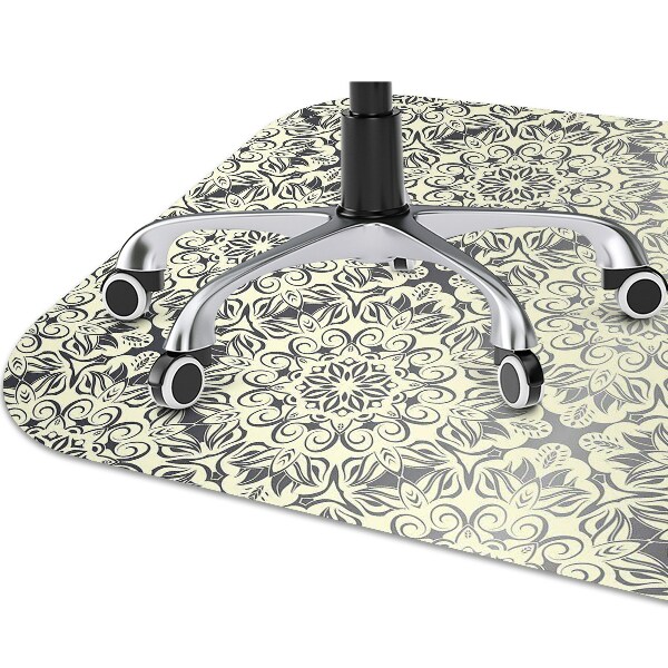 Alfombrilla para silla de escritorio Patrón floral