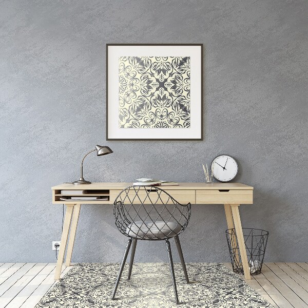 Alfombrilla para silla de escritorio Patrón floral