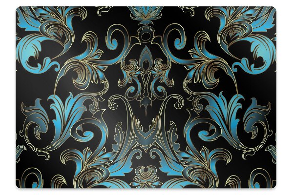 Alfombra silla ordenador Patrón barroco