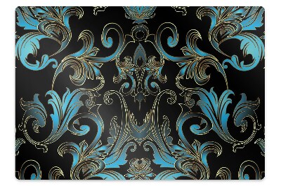 Alfombra silla ordenador Patrón barroco