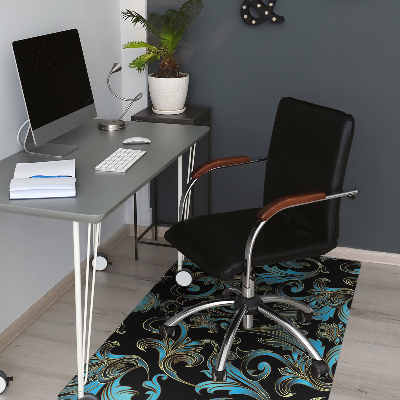 Alfombra silla ordenador Patrón barroco