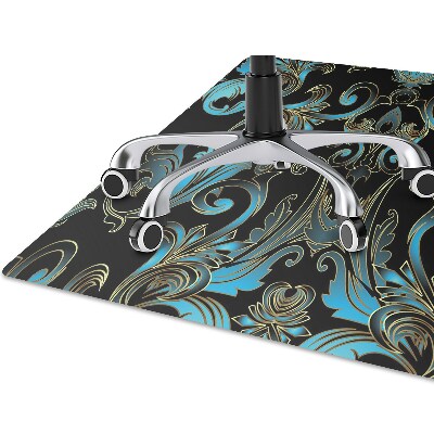 Alfombra silla ordenador Patrón barroco
