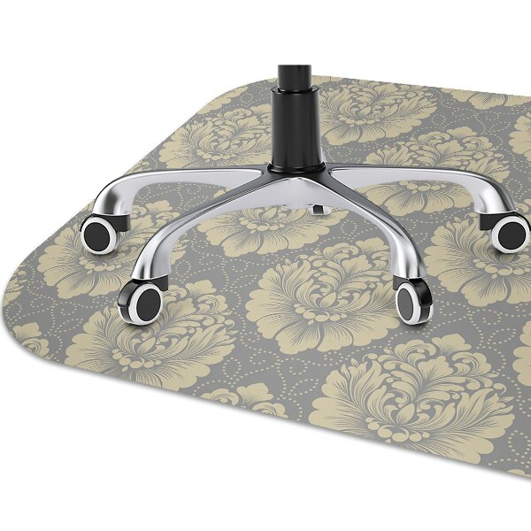 Alfombra silla ordenador Patrón de damasco