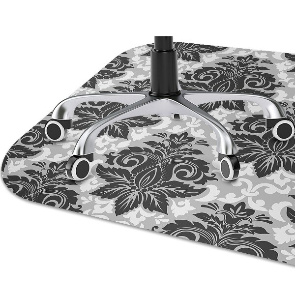 Alfombra silla ordenador Patrón gris