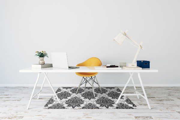 Alfombra silla ordenador Patrón gris