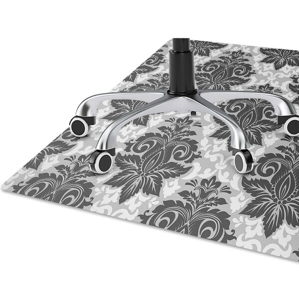 Alfombra silla ordenador Patrón gris