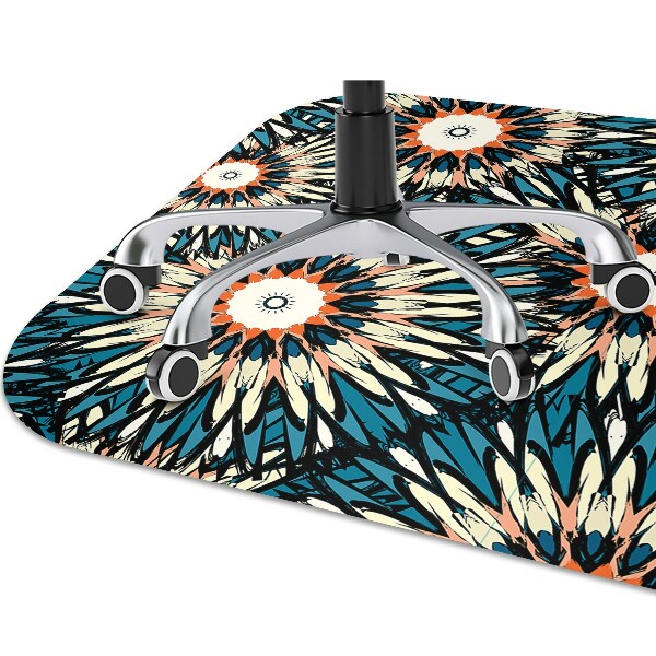 Alfombra silla ordenador Hermoso mandala