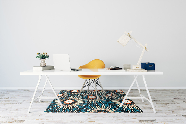 Alfombra silla ordenador Hermoso mandala