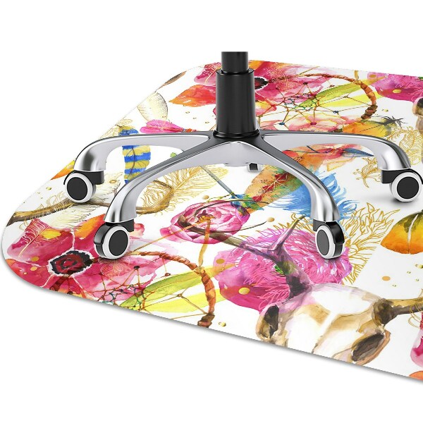 Alfombrilla para silla de escritorio Motivos indios
