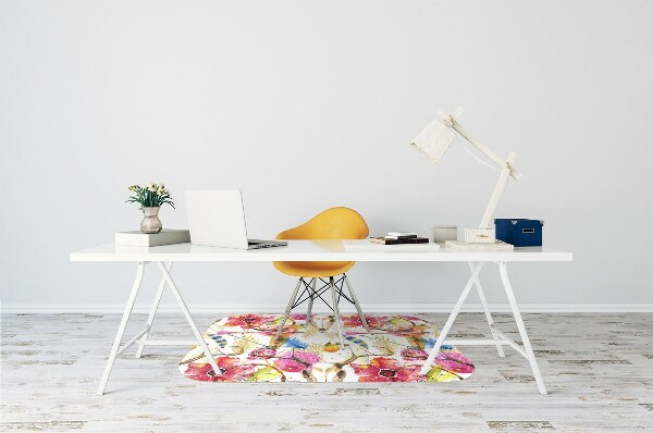 Alfombrilla para silla de escritorio Motivos indios