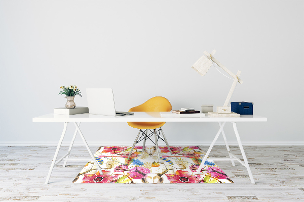 Alfombrilla para silla de escritorio Motivos indios