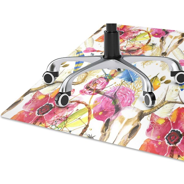 Alfombrilla para silla de escritorio Motivos indios