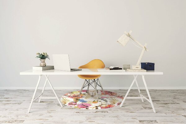 Alfombrilla para silla de escritorio Motivos indios