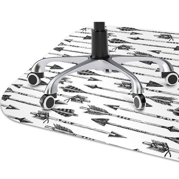 Alfombra para silla de escritorio Flechas