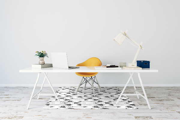 Alfombra para silla de escritorio Flechas