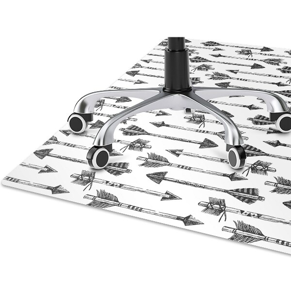 Alfombra para silla de escritorio Flechas
