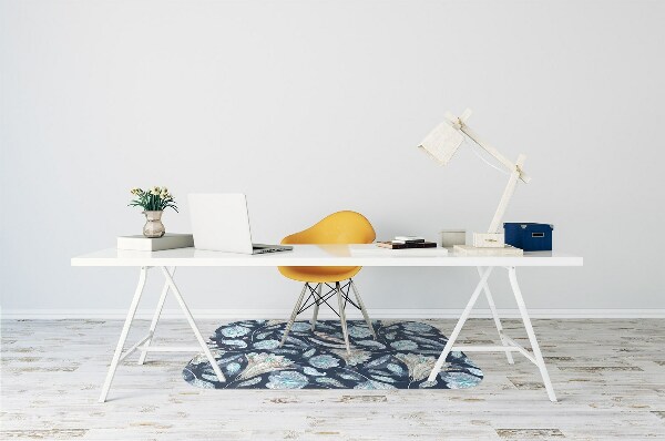 Alfombra para silla de escritorio Patrón boho