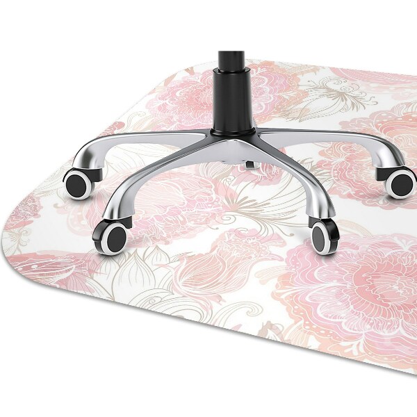 Alfombra para silla de escritorio Patrón floral