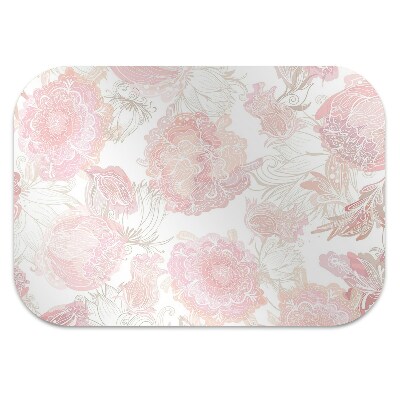 Alfombra para silla de escritorio Patrón floral