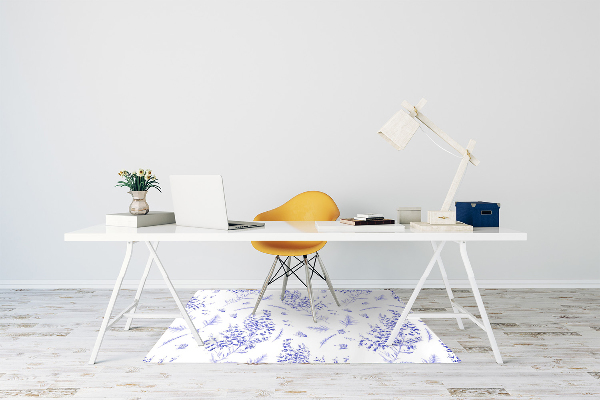 Alfombra para silla de escritorio Acuarela de lavanda